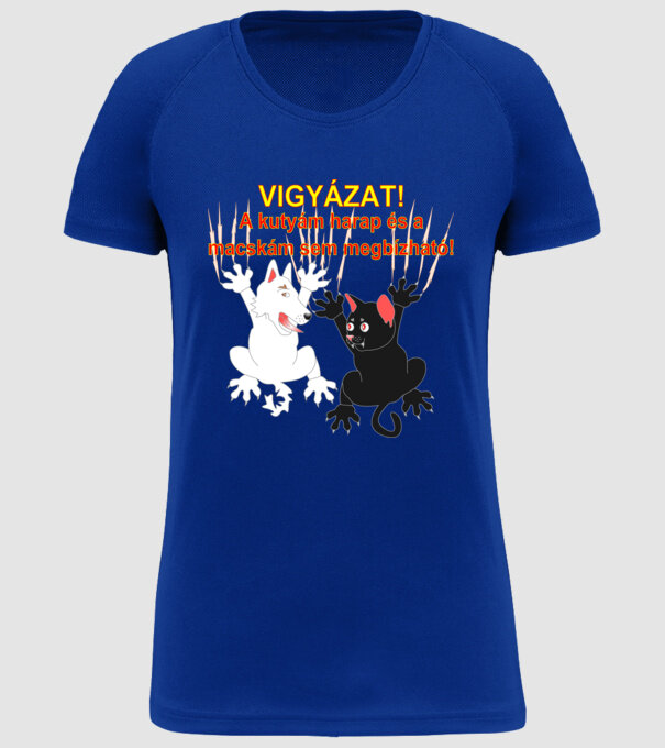  minta királykék pólón