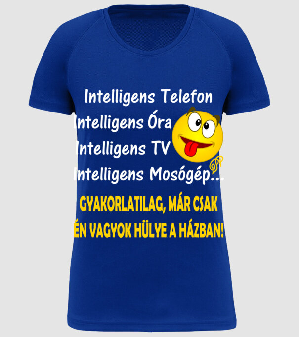 minta királykék pólón