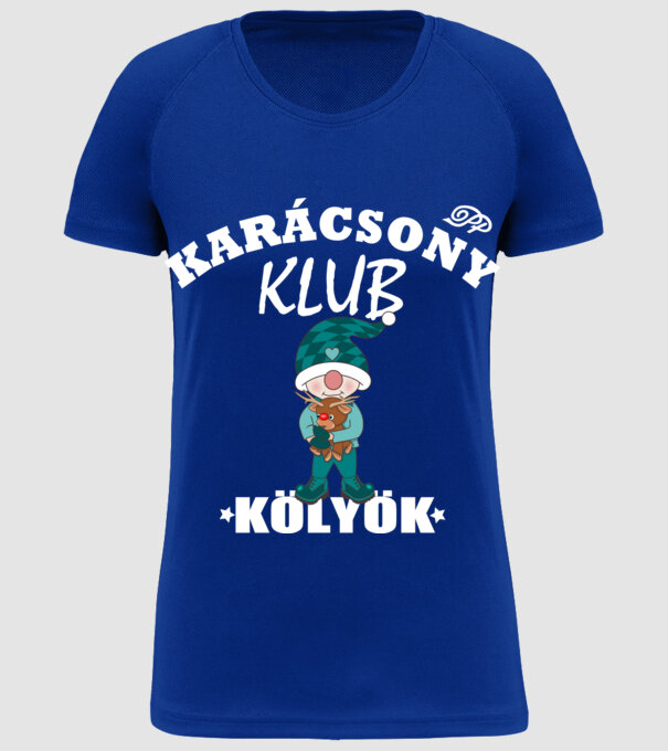  minta királykék pólón