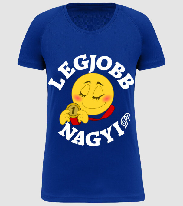  minta királykék pólón