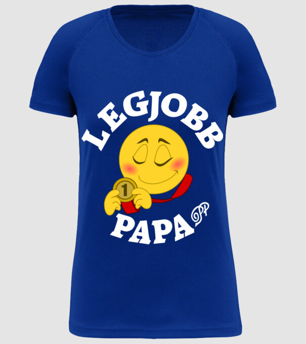  minta királykék pólón