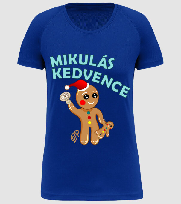  minta királykék pólón