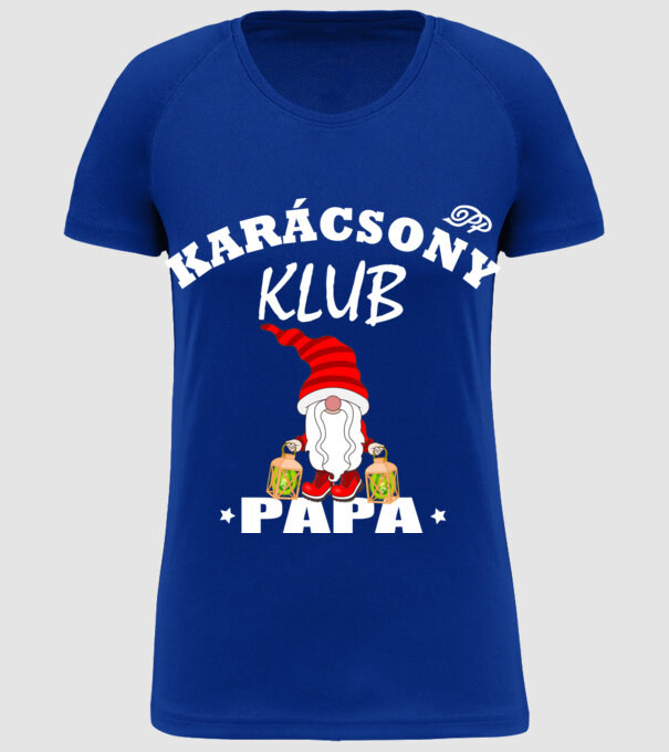  minta királykék pólón