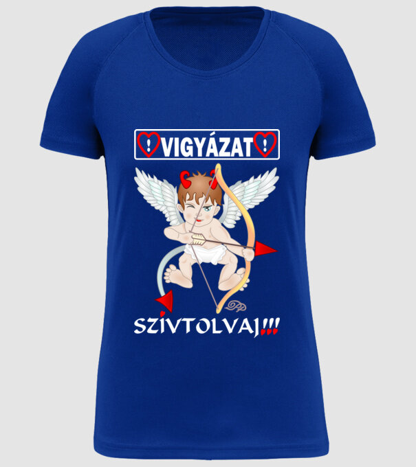  minta királykék pólón