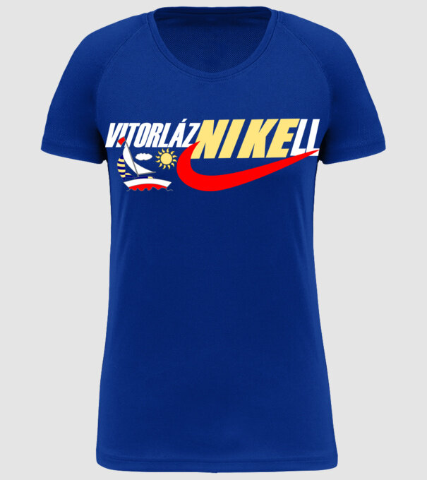  minta királykék pólón