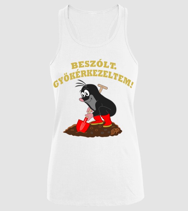  minta fehér pólón