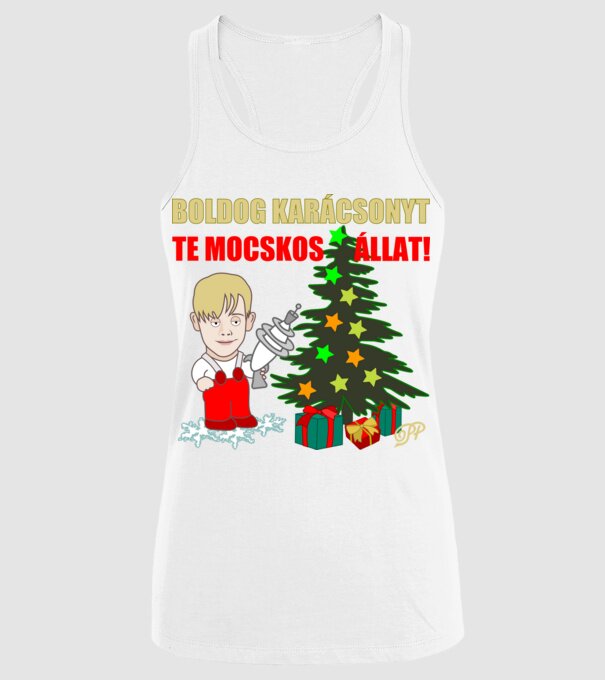  minta fehér pólón