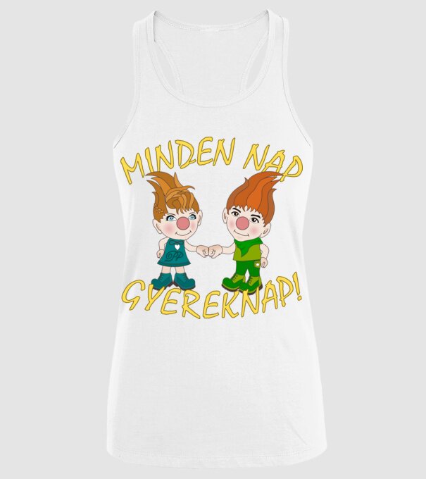  minta fehér pólón