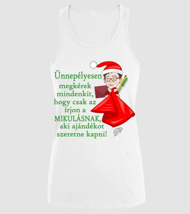  minta fehér pólón