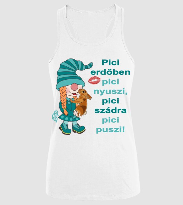  minta fehér pólón