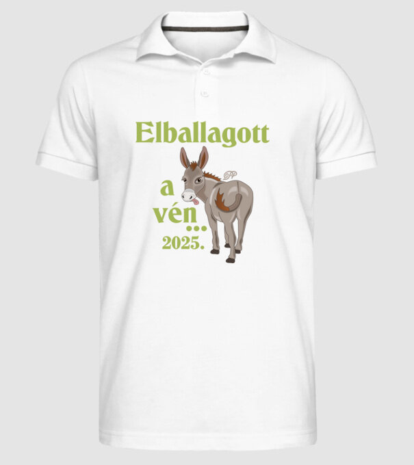  minta fehér pólón