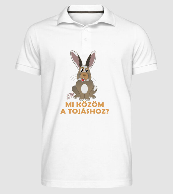  minta fehér pólón