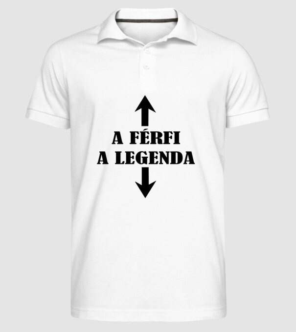  minta fehér pólón