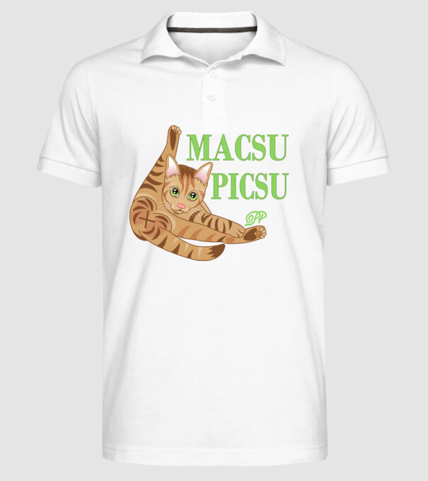  minta fehér pólón