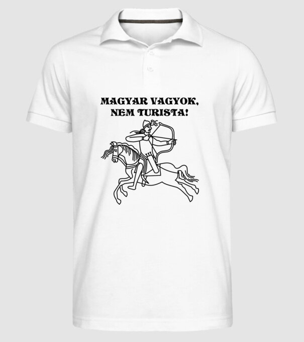  minta fehér pólón