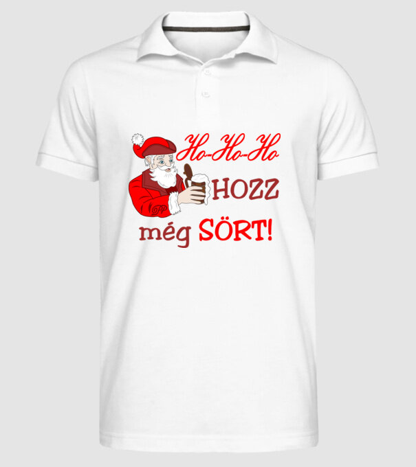  minta fehér pólón