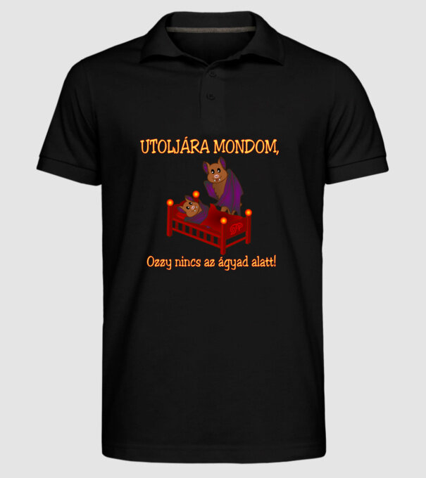  minta fekete pólón