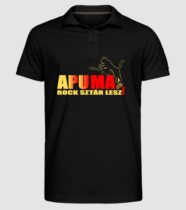  minta fekete pólón