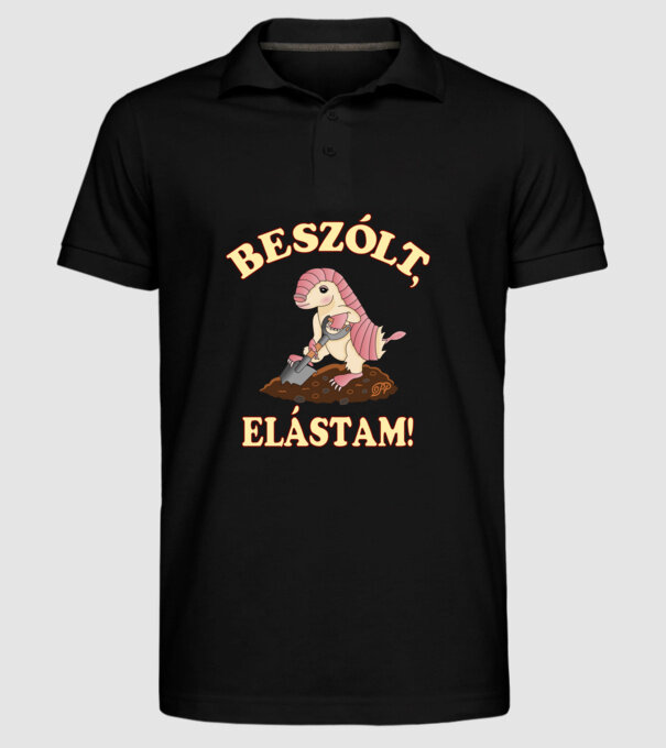  minta fekete pólón