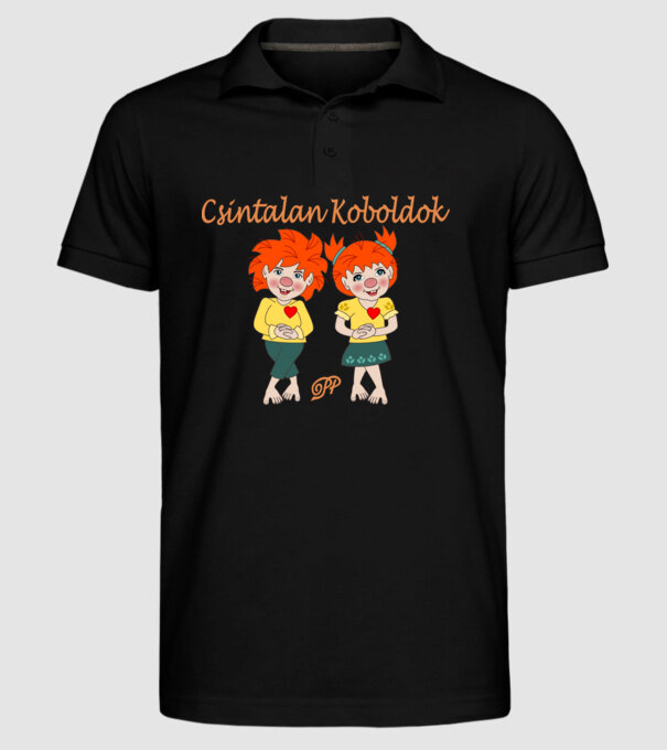  minta fekete pólón