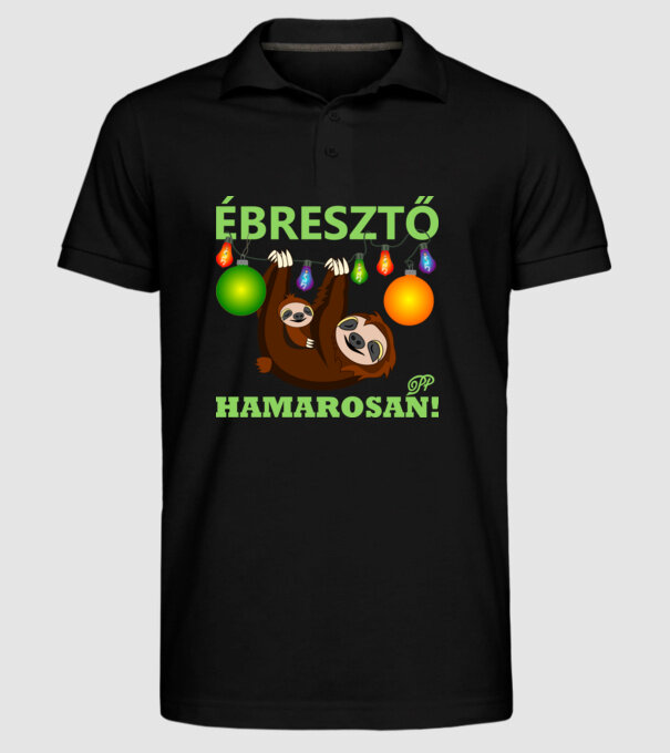  minta fekete pólón