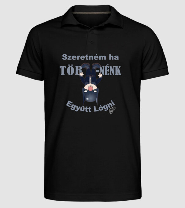 minta fekete pólón