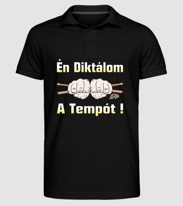  minta fekete pólón