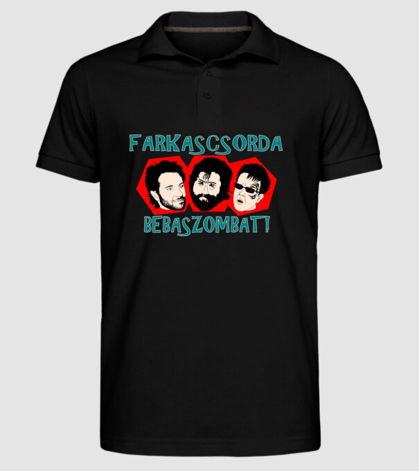  minta fekete pólón