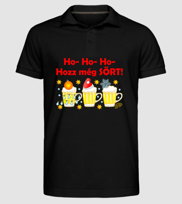  minta fekete pólón