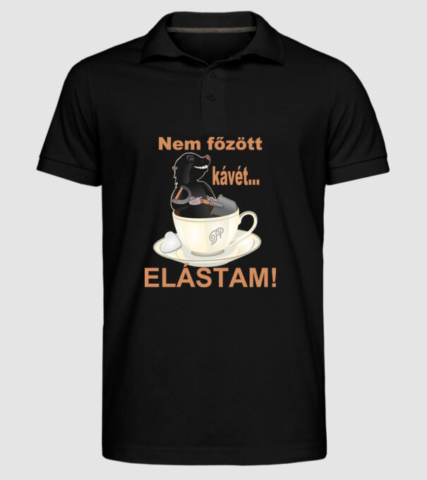  minta fekete pólón