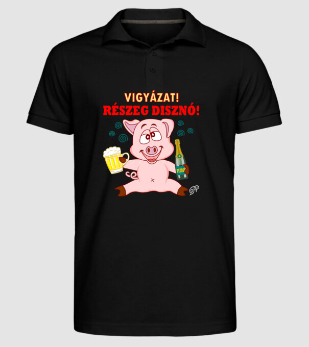  minta fekete pólón