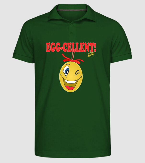  minta sötétzöld pólón