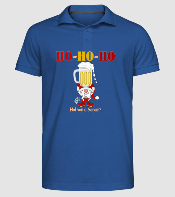  minta királykék pólón