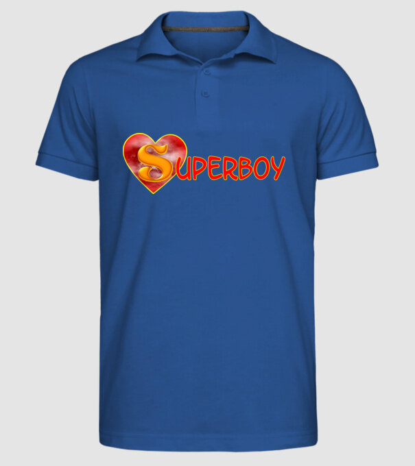  minta királykék pólón