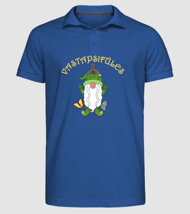  minta királykék pólón