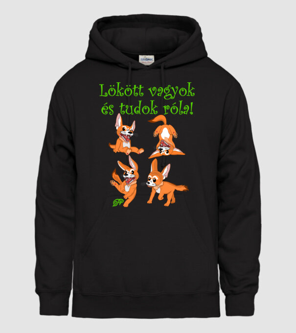  minta fekete pólón