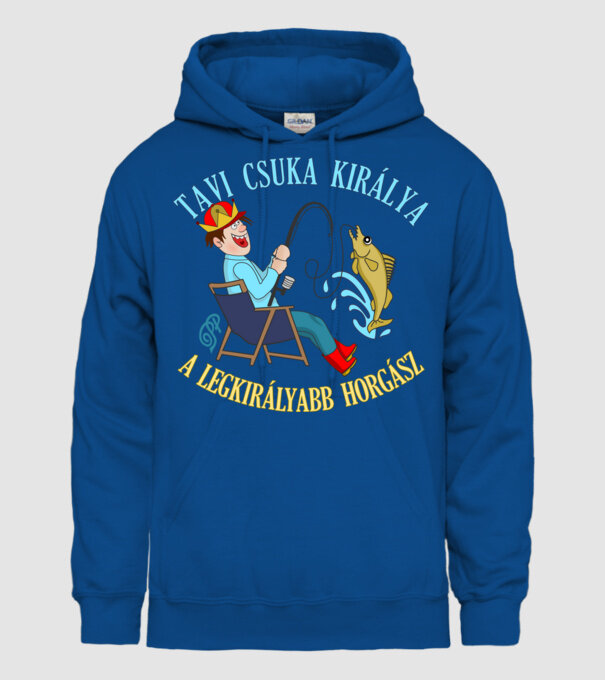  minta királykék pólón