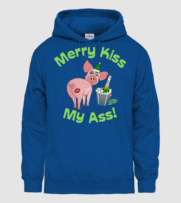  minta királykék pólón