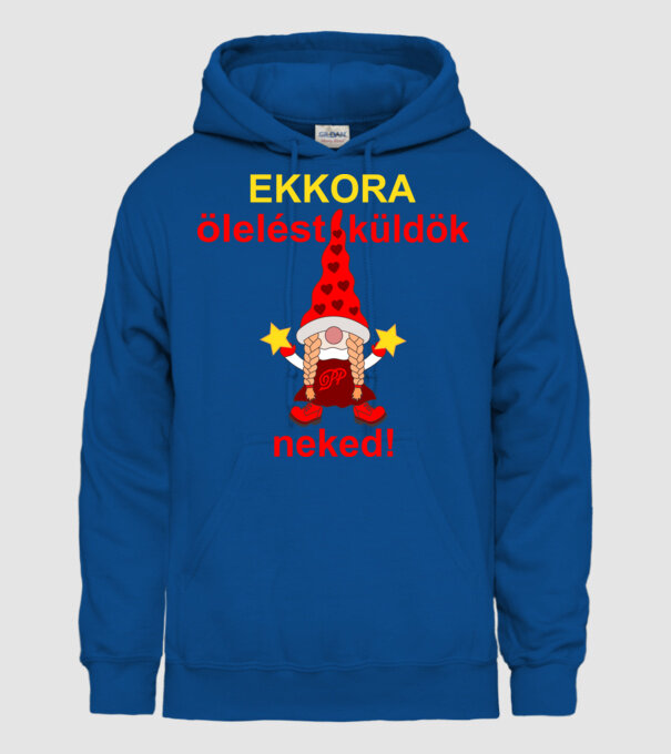  minta királykék pólón