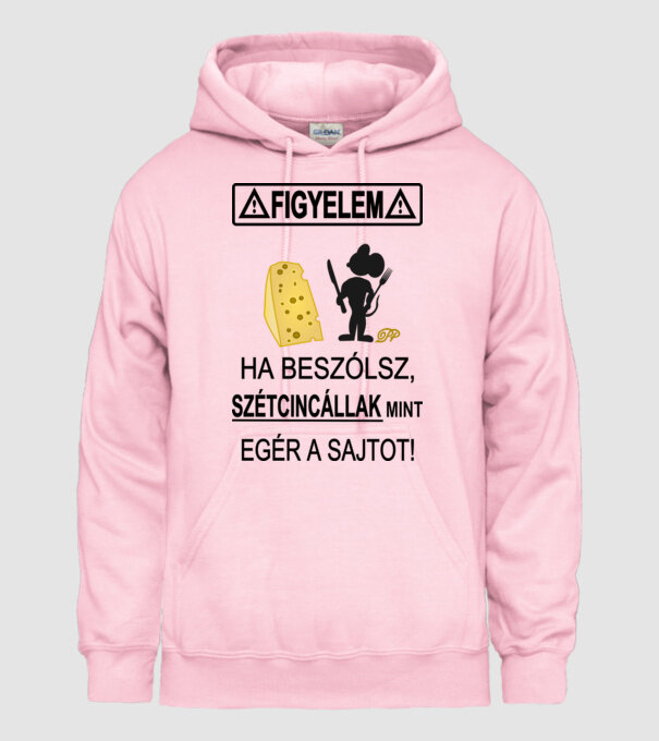  minta világos rózsaszín pólón
