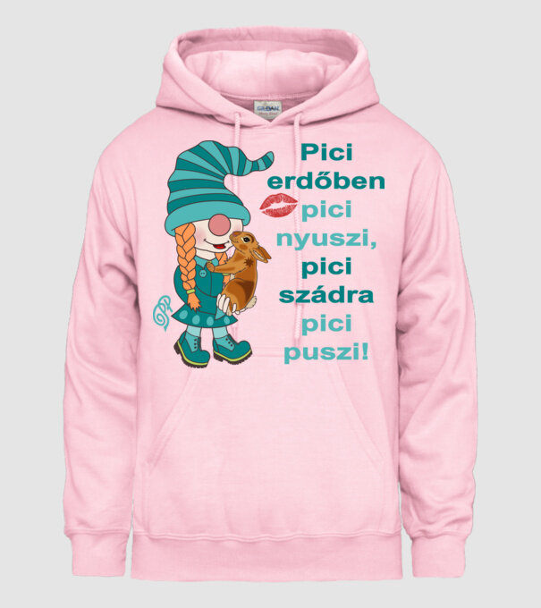  minta világos rózsaszín pólón