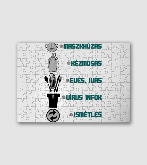  minta fehér pólón