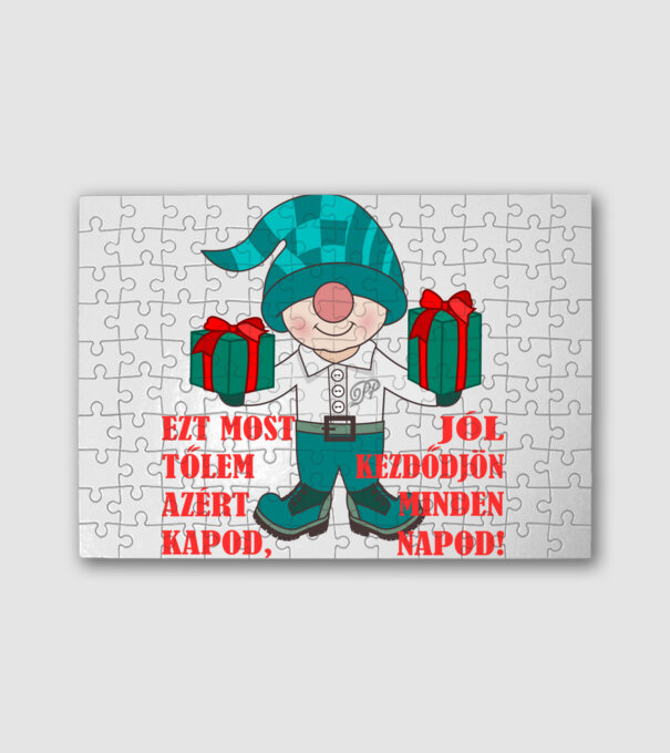  minta fehér pólón