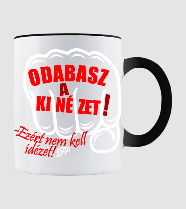  minta fekete pólón