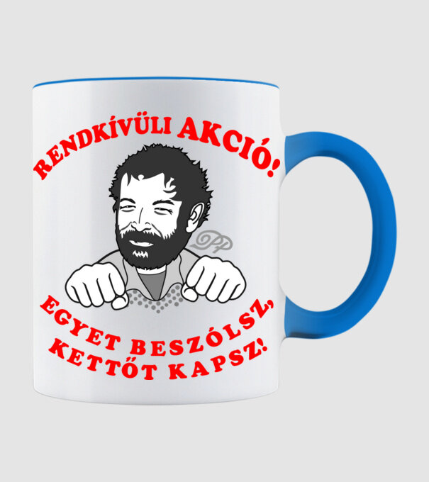  minta világoskék pólón