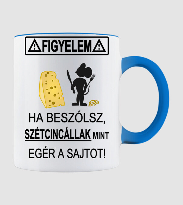  minta világoskék pólón