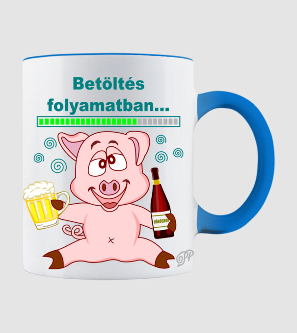  minta világoskék pólón