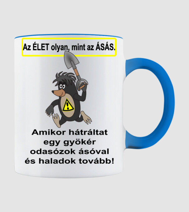  minta világoskék pólón