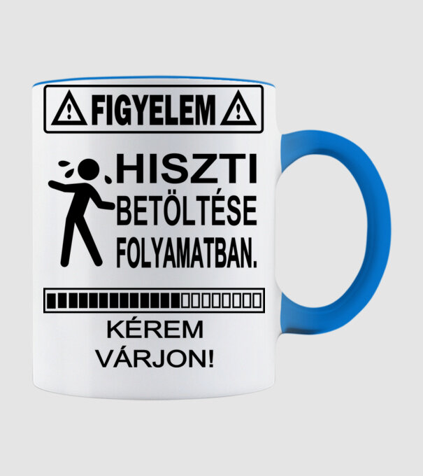  minta világoskék pólón