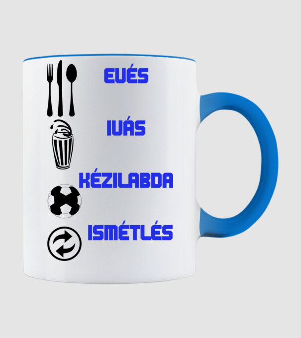  minta világoskék pólón